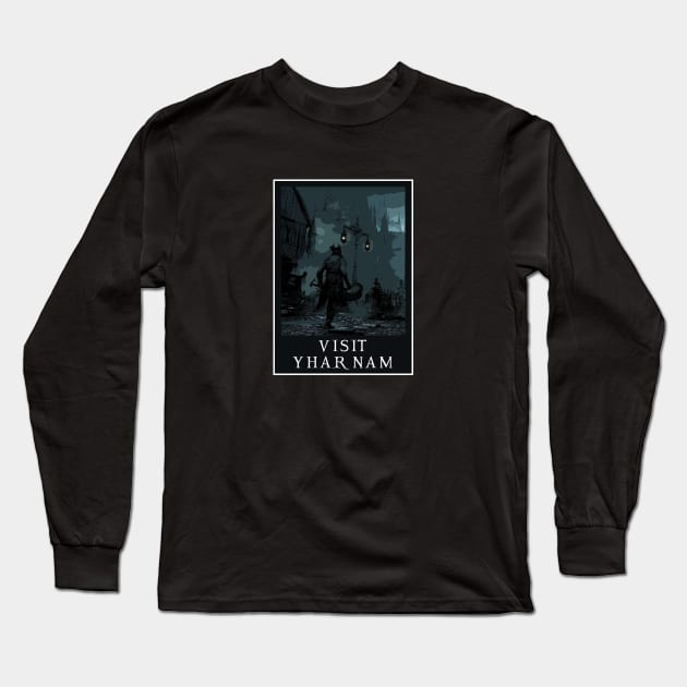 Visit Yharnam Long Sleeve T-Shirt by dankdesigns